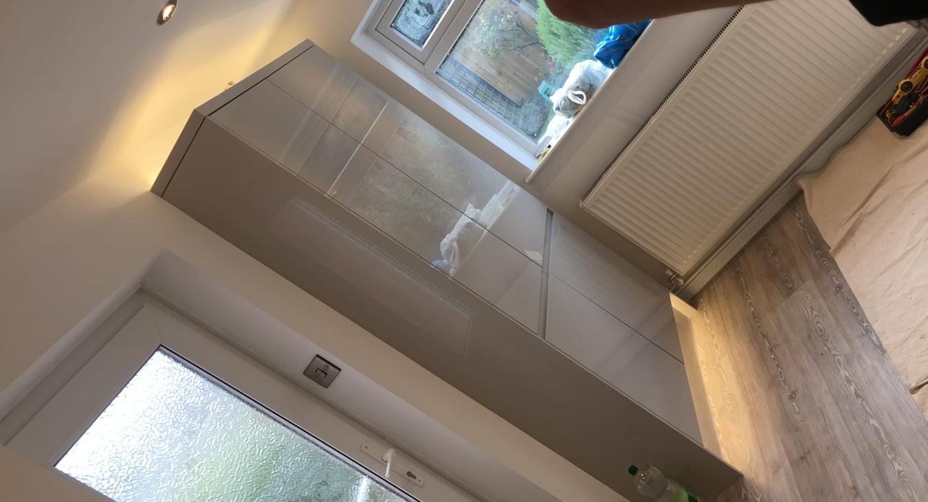 LED pelmet lighting installation in Chestall