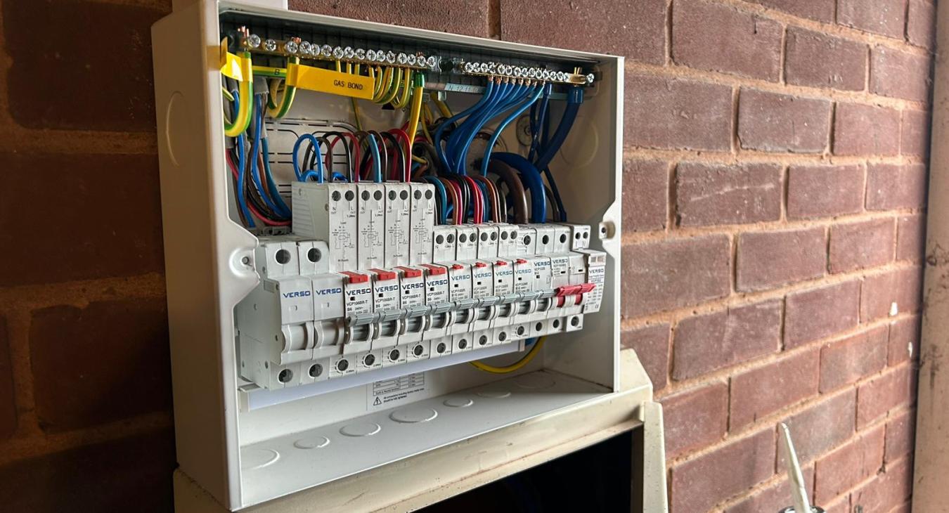 Fuse board installation by Jordan Electrical Services Cannock