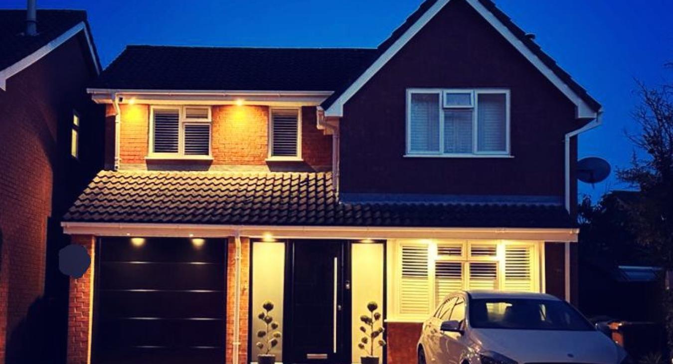 Front House Lighting in Cannock